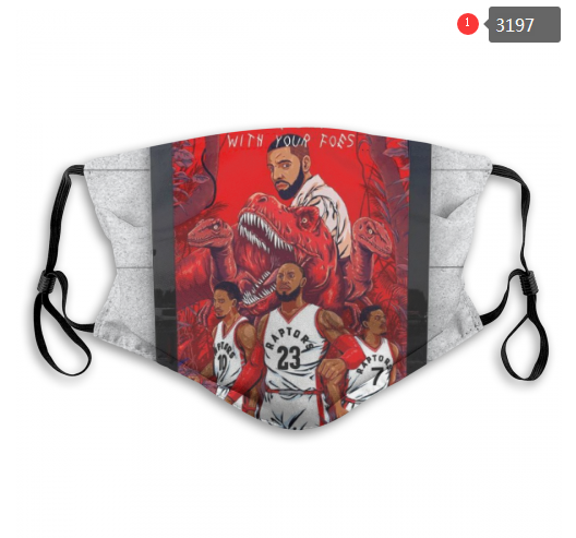 NBA Toronto Raptors #6 Dust mask with filter